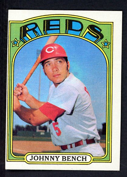 1972 Topps Baseball #433 Johnny Bench Reds EX 489642