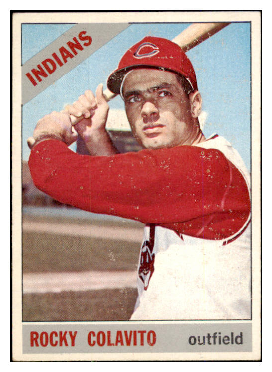 1966 Topps Baseball #150 Rocky Colavito Indians EX 489643