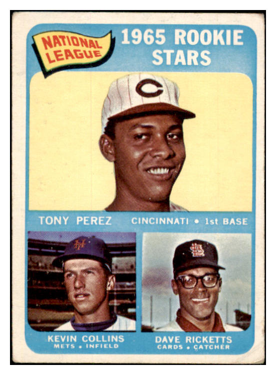 1965 Topps Baseball #581 Tony Perez Reds VG 489645