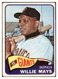 1965 Topps Baseball #250 Willie Mays Giants VG 489647