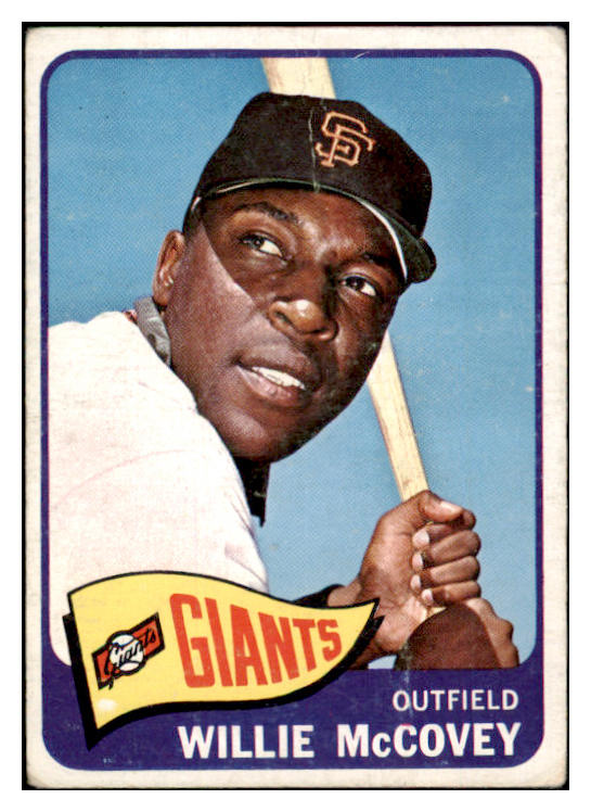 1965 Topps Baseball #176 Willie McCovey Giants VG 489649