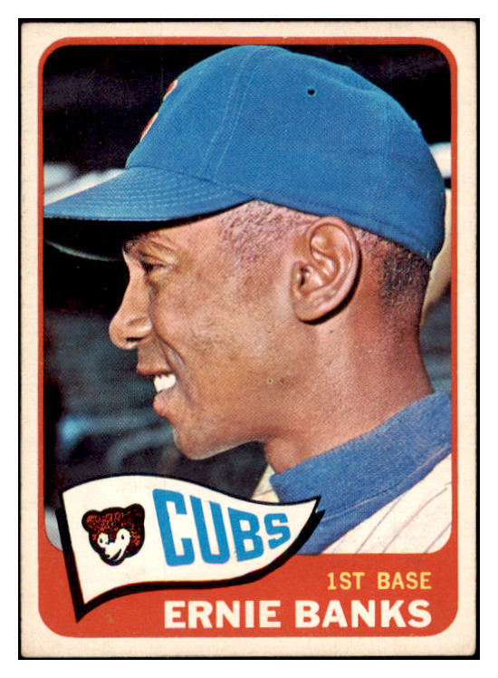 1965 Topps Baseball #510 Ernie Banks Cubs EX 489651