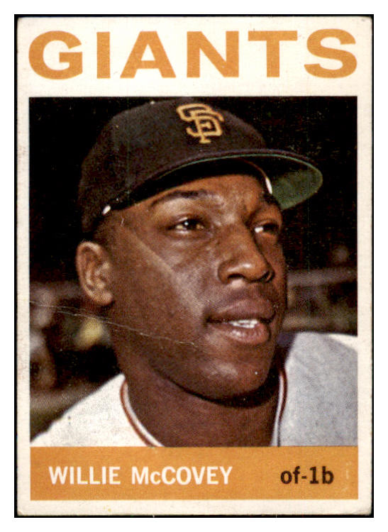 1964 Topps Baseball #350 Willie McCovey Giants VG 489652