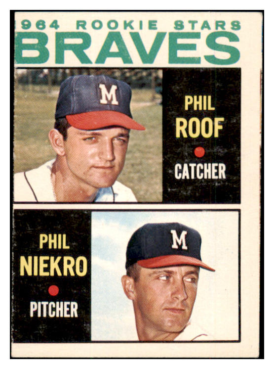 1964 Topps Baseball #541 Phil Niekro Braves VG 489655