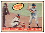 1959 Topps Baseball #463 Al Kaline IA Tigers EX 489689