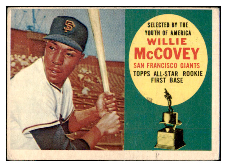 1960 Topps Baseball #316 Willie McCovey Giants VG 489695