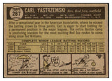 1961 Topps Baseball #287 Carl Yastrzemski Red Sox EX 489698