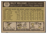 1961 Topps Baseball #141 Billy Williams Cubs EX 489707