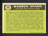 1961 Topps Baseball #589 Warren Spahn A.S. Braves VG 489712