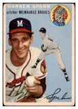 1954 Topps Baseball #020 Warren Spahn Braves FR-GD 489719
