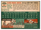 1954 Topps Baseball #013 Billy Martin Yankees VG-EX 489720