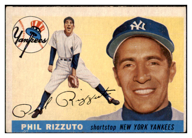 1955 Topps Baseball #189 Phil Rizzuto Yankees VG 489737