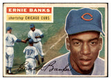 1956 Topps Baseball #015 Ernie Banks Cubs EX White 489753