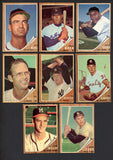 1962 Topps Baseball Variations Lot 8 Diff Moon Tasby Buhl 489771