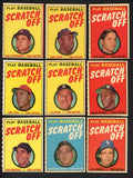 1971 Topps Baseball Scratch Off Set EX-MT Aaron Seaver Kaline 489782