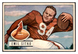 1951 Bowman Football #139 Emil Sitko Cardinals EX-MT 489791