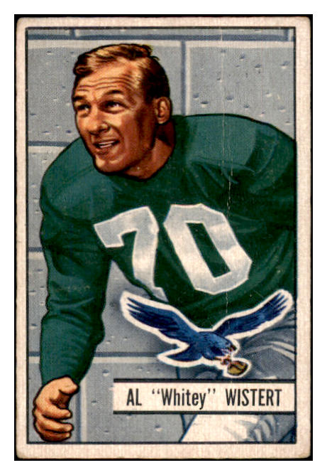 1951 Bowman Football #011 Al Wistert Eagles VG-EX 489795