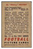 1951 Bowman Football #011 Al Wistert Eagles VG-EX 489795