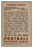 1951 Bowman Football #027 Thurman McGraw Lions VG-EX 489798