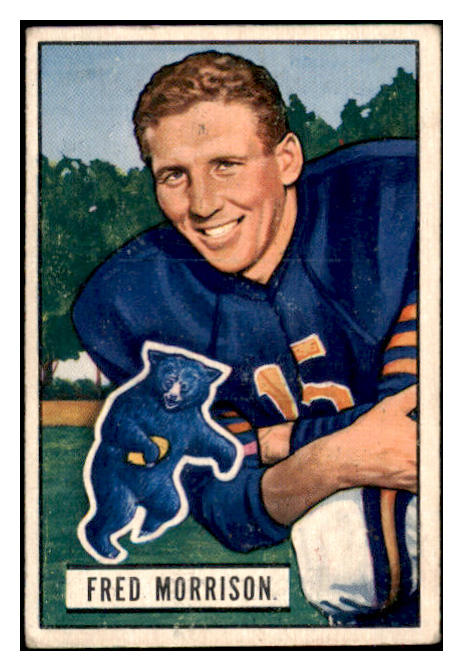 1951 Bowman Football #049 Fred Morrison Bears VG-EX 489804