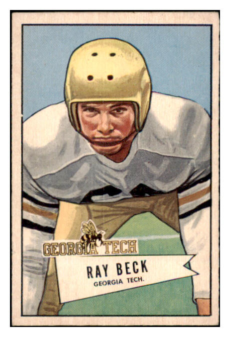 1952 Bowman Small Football #051 Ray Beck Giants EX-MT 489818