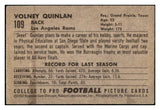 1952 Bowman Small Football #109 Volney Quinlan Rams EX+ 489820