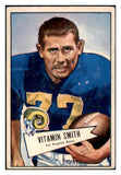 1952 Bowman Small Football #073 Vitamin Smith Rams VG-EX 489837