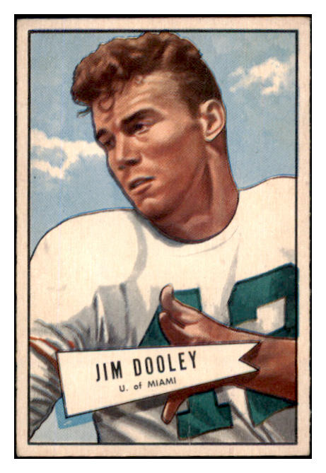 1952 Bowman Small Football #031 Jim Dooley Bears VG-EX 489848