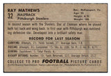1952 Bowman Small Football #032 Ray Mathews Steelers EX-MT 489856