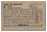 1952 Bowman Small Football #036 John Hancock Cardinals EX-MT 489857