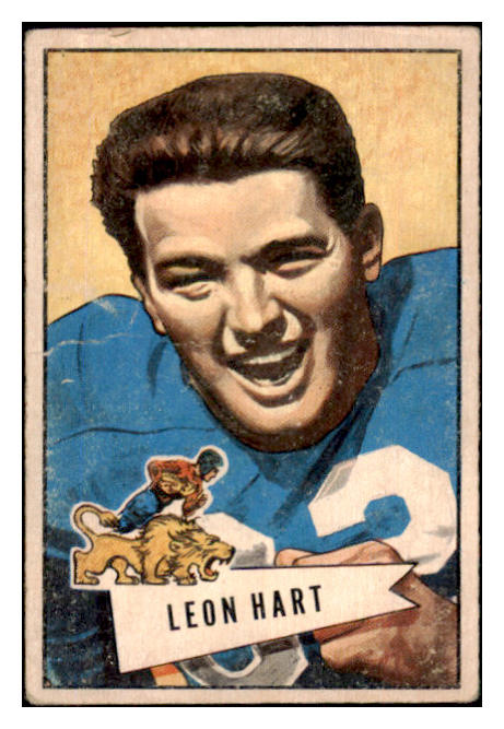 1952 Bowman Small Football #015 Leon Hart Lions GD-VG 489874