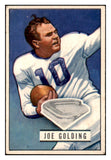 1951 Bowman Football #115 Joe Golding Yanks VG-EX 489884