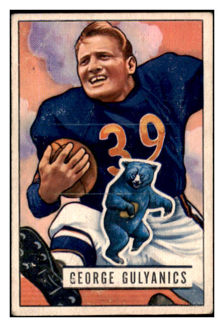 1951 Bowman Football #121 George Gulyanics Bears VG-EX 489889