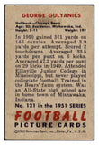 1951 Bowman Football #121 George Gulyanics Bears VG-EX 489889