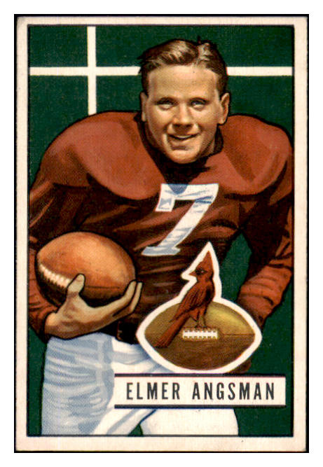 1951 Bowman Football #097 Elmer Angsman Cardinals EX 489898