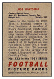 1951 Bowman Football #133 Joe Watson Lions EX 489908
