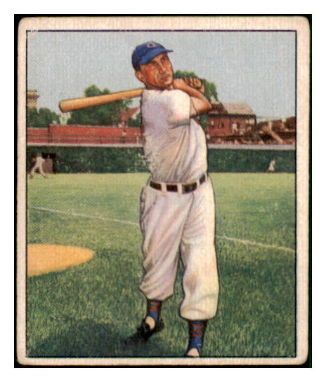 1950 Bowman Baseball #025 Hank Sauer Cubs VG 489919