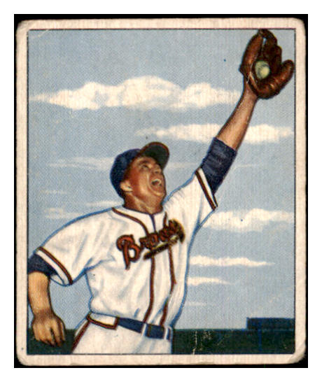 1950 Bowman Baseball #073 Willard Marshall Braves GD-VG 489924