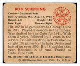 1950 Bowman Baseball #168 Bob Scheffing Reds GD-VG 489931