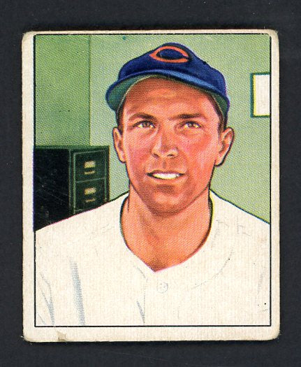 1950 Bowman Baseball #198 Danny Litwhiler Reds VG Copyright 489934