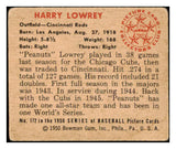 1950 Bowman Baseball #172 Peanuts Lowrey Reds VG 489936