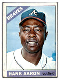 1966 Topps Baseball #500 Hank Aaron Braves VG-EX 489966