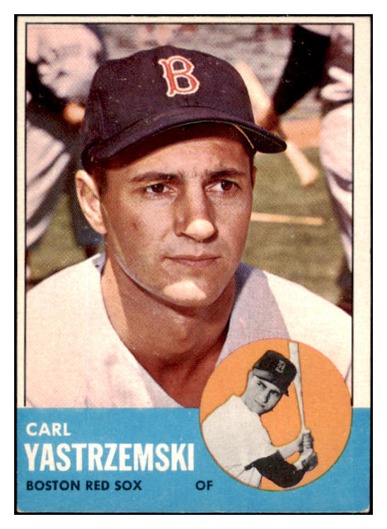 1963 Topps Baseball #115 Carl Yastrzemski Red Sox EX-MT 489974