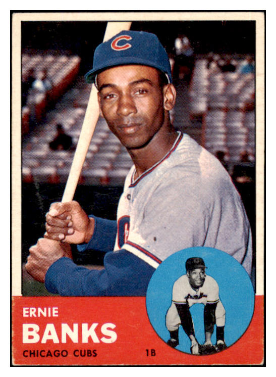 1963 Topps Baseball #380 Ernie Banks Cubs VG-EX 489990