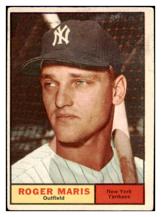 1961 Topps Baseball #002 Roger Maris Yankees VG-EX 490000