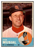 1963 Topps Baseball #250 Stan Musial Cardinals VG-EX 490005