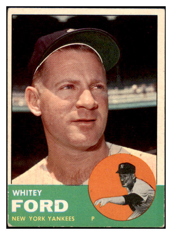 1963 Topps Baseball #446 Whitey Ford Yankees VG-EX 490010