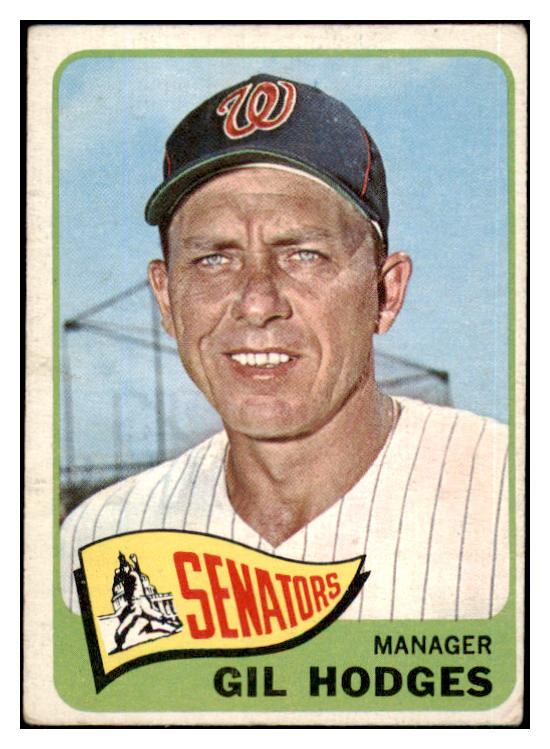 1965 Topps Baseball #099 Gil Hodges Senators VG-EX 490027