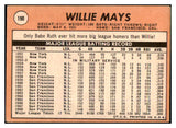 1969 Topps Baseball #190 Willie Mays Giants VG-EX 490034