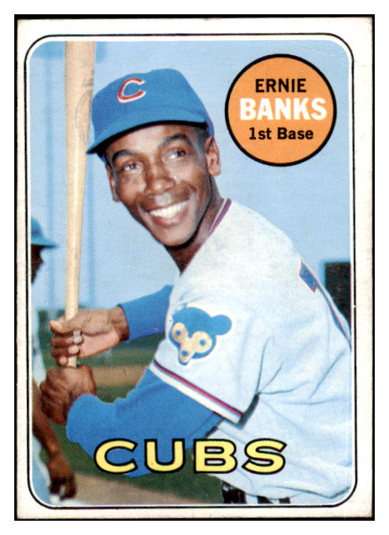 1969 Topps Baseball #020 Ernie Banks Cubs VG-EX 490036